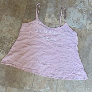 Wildfox Intimidates Pink Tank Top